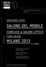 SPIGOLO / Architonic Guide. Salone del Mobile 2013, aprile 2013, p.22.